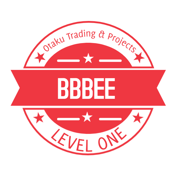 Otaku BBBEE Level 1 stamp